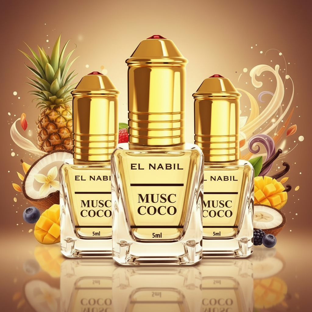 El Nabil - Musc Coco 5ML Extrait de parfum sans alcool