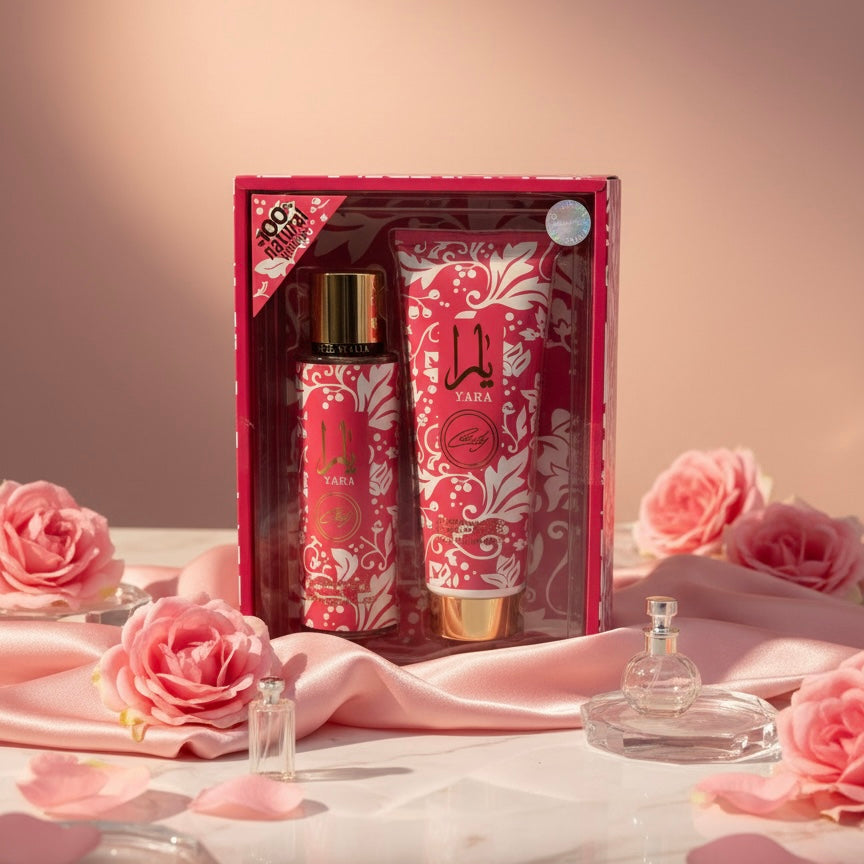Coffret Yara Dubai Edition Brumes et Lotion