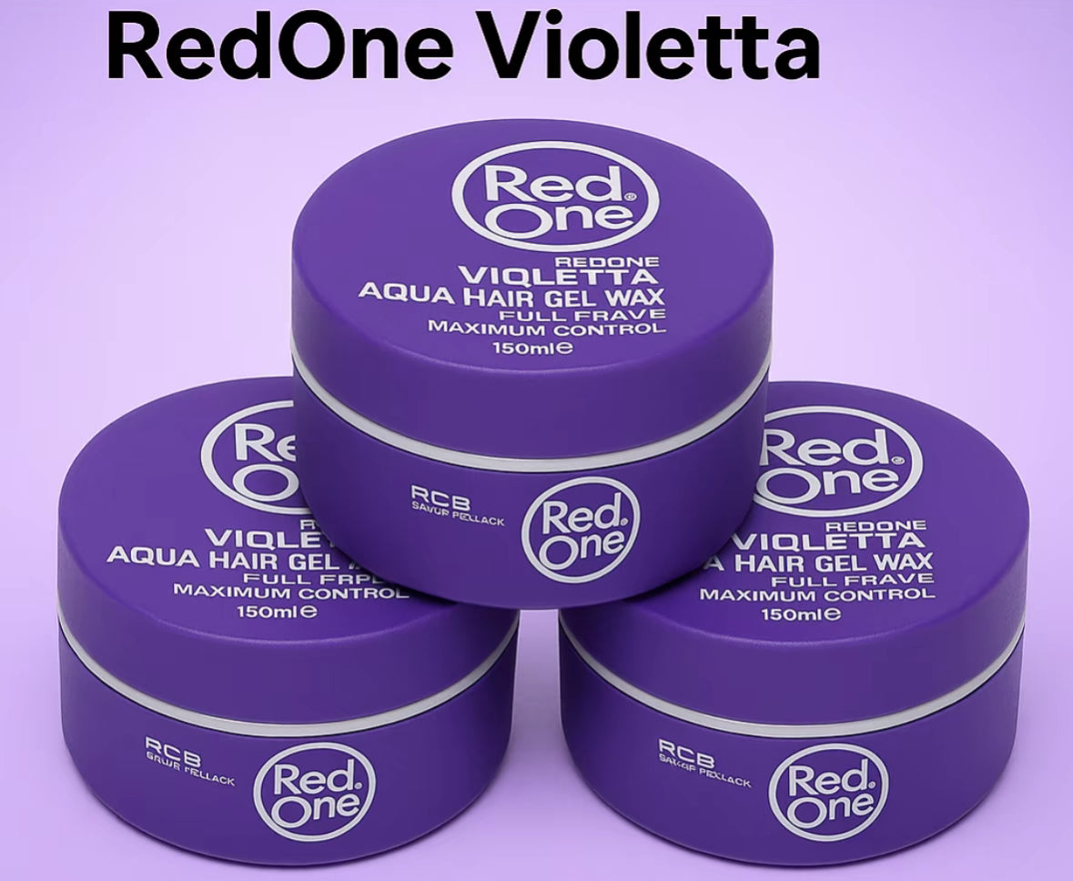RED ONE Violetta Aqua Hair Gel Wax 150ml