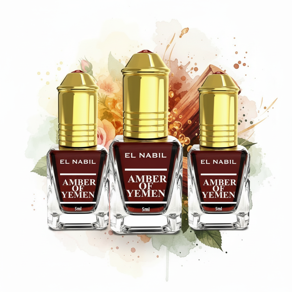 El Nabil Amber Of Yemen 5ML Extrait de parfum sans alcool
